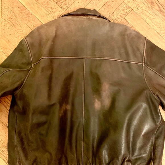Timberland Men's Leather Jacket 3XL - Picture 7 of 9